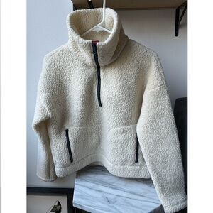 J.Crew Polartec Half Zip Cropped Fleece Jacket